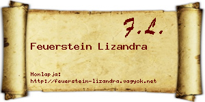 Feuerstein Lizandra névjegykártya
